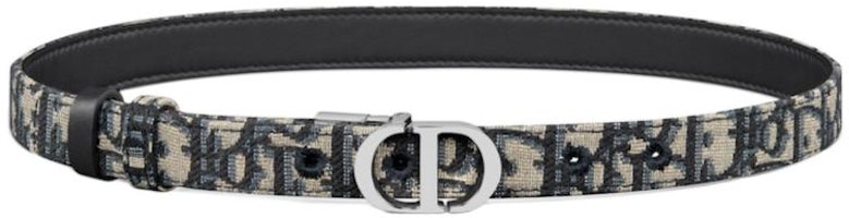 (Women) DIOR Smooth Buckle Logo Belt, Multicolor, 2CM B0446PWEO (Women) DIOR Smooth Buckle Logo Belt, Multicolor, 2CM B0446PWEO