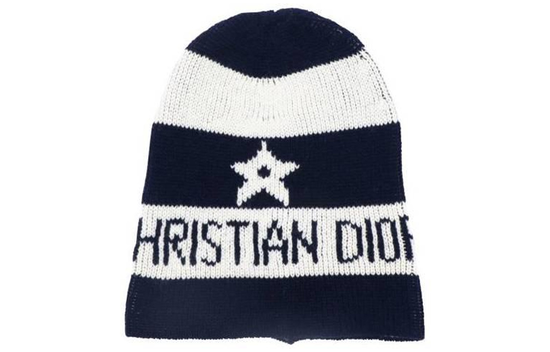 Order (W) DIOR Topi Rajut Kasmir Lembut & Hangat dengan Reka Bentuk Logo. 31STR703I003580