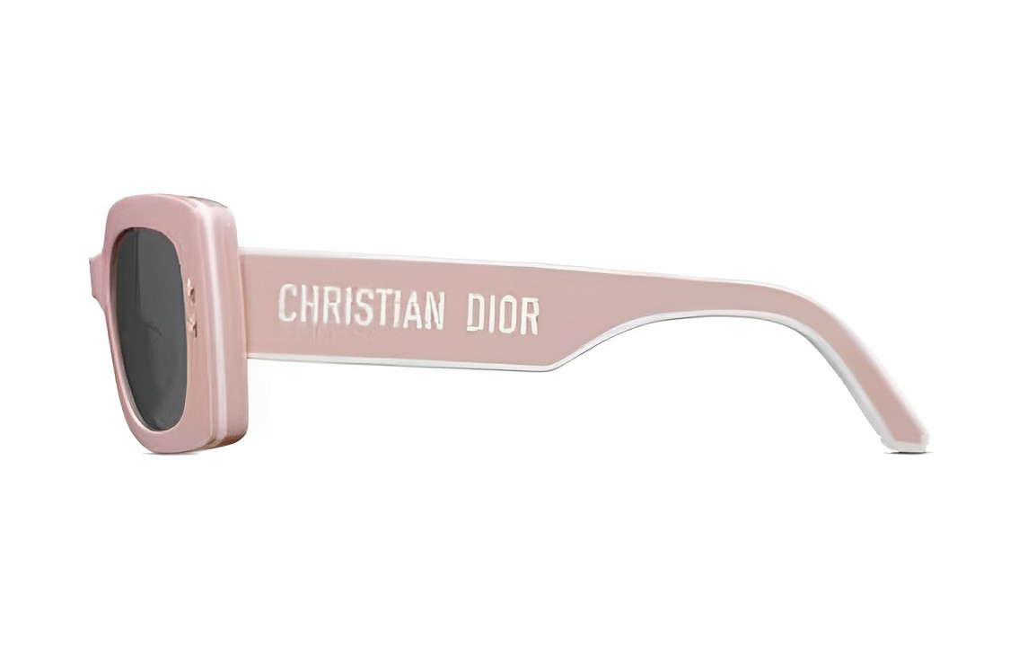 Shop (W) DIOR 方形太阳镜 - 轻盈不规则设计款式. DPFCS1UQR-40A0