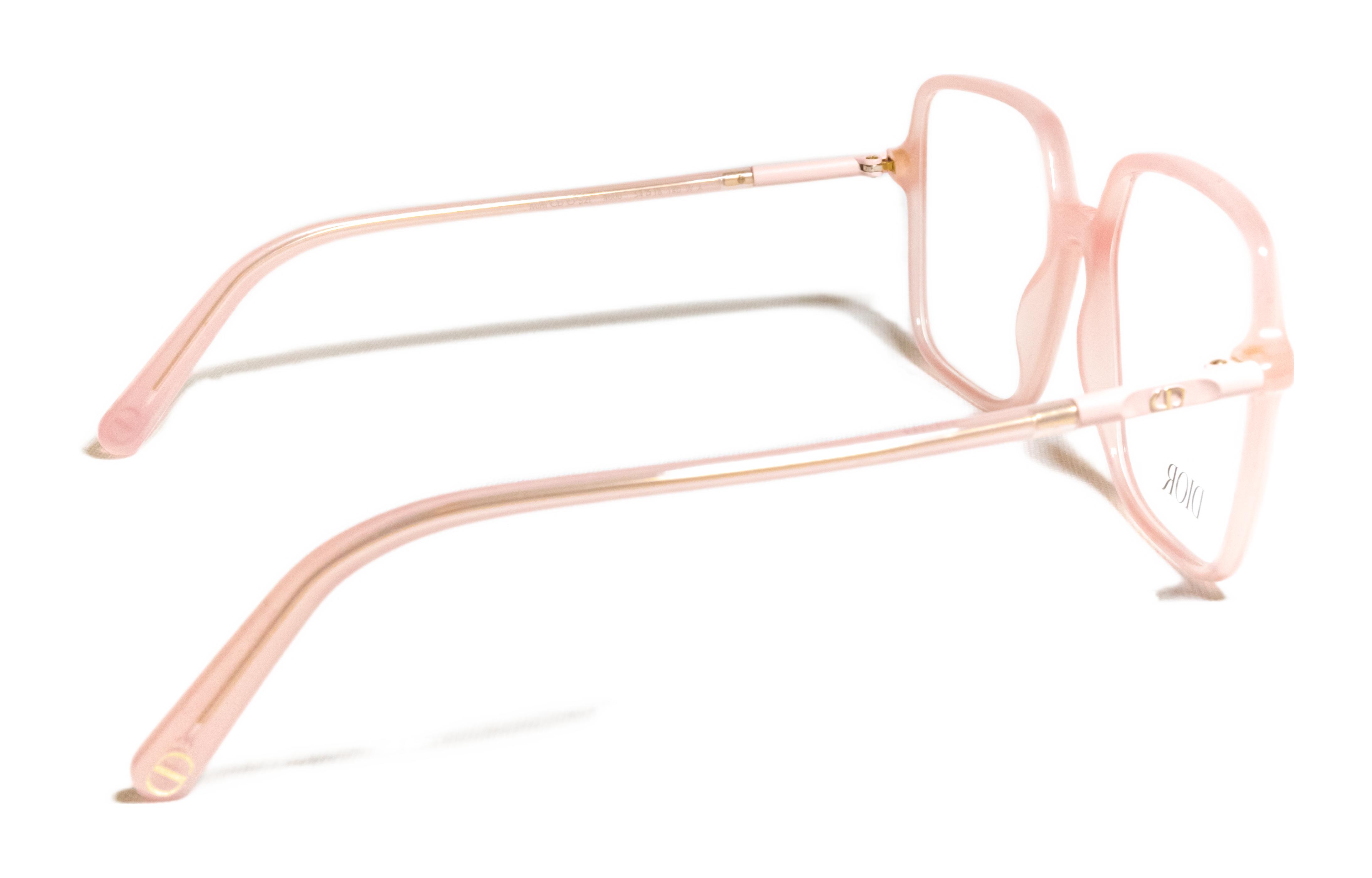 Purchase (W) DIOR 方形光学眼镜，侧边标志细节设计。 MINICDOS2I-4000