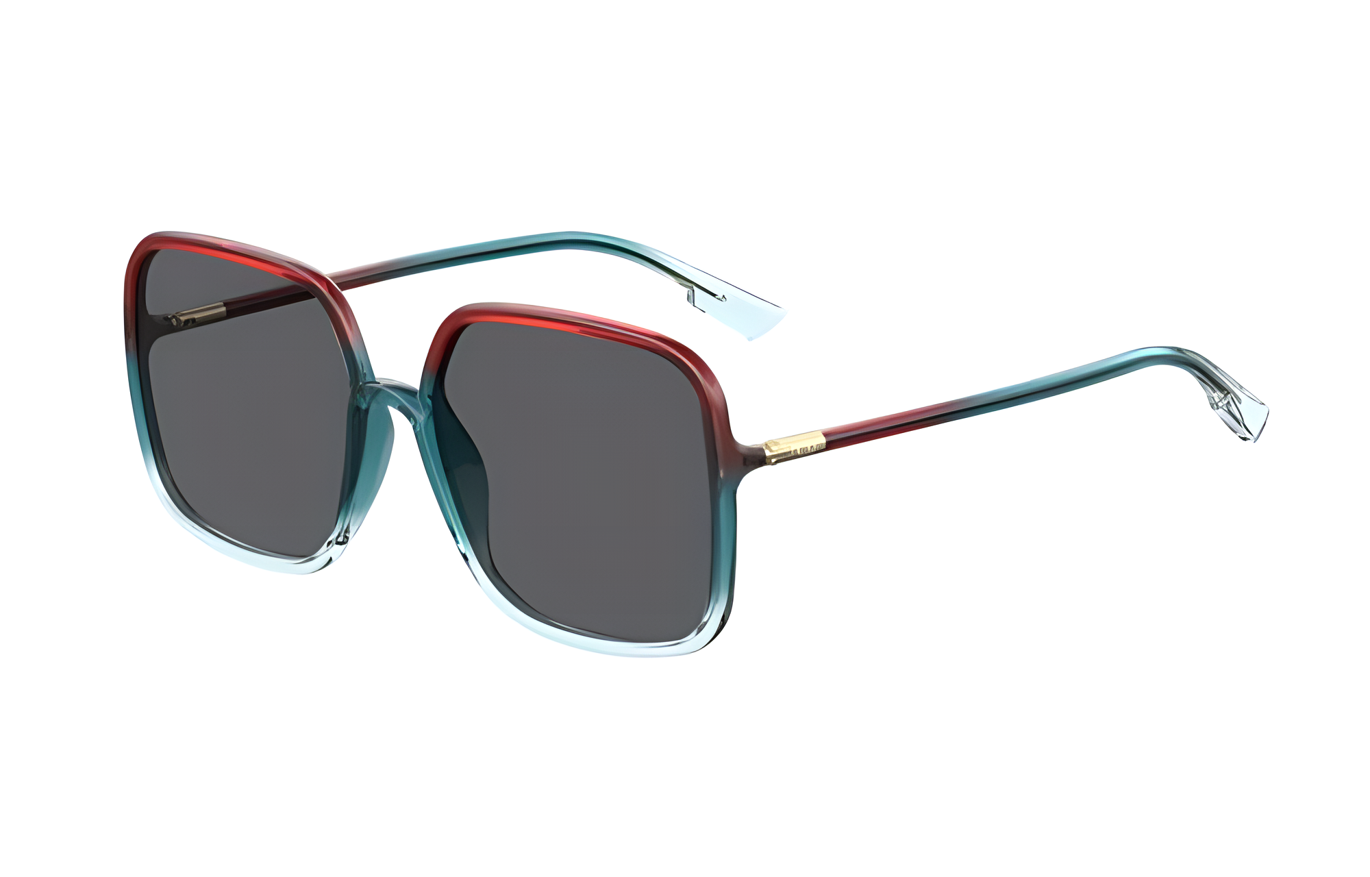 (Women) Dior  Square Sunglasses Blue Colorblock Design. SOSTELLAIRE1-7W5/2K