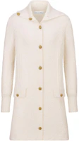 (Women) DIOR SS24 Solid Button-Up Knit Cardigan in Off-White. 454G01AM709-X0200 (Women) DIOR SS24 Solid Button-Up Knit Cardigan in Off-White. 454G01AM709-X0200