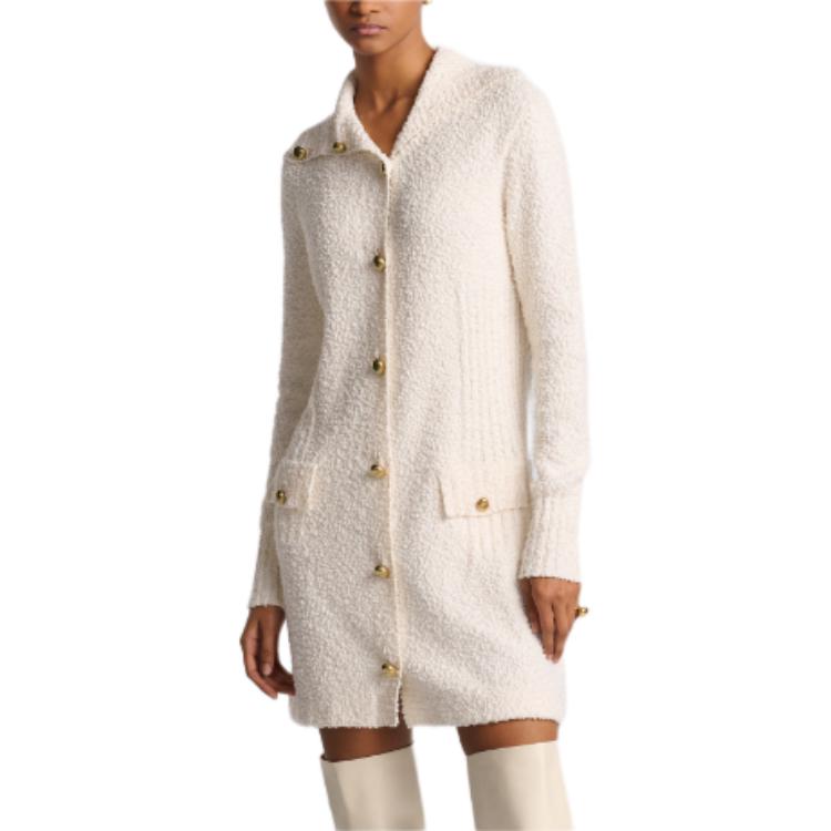 (Women) DIOR  SS24 Solid Button-Up Knit Cardigan in Off-White. 454G01AM709-X0200 圖 6