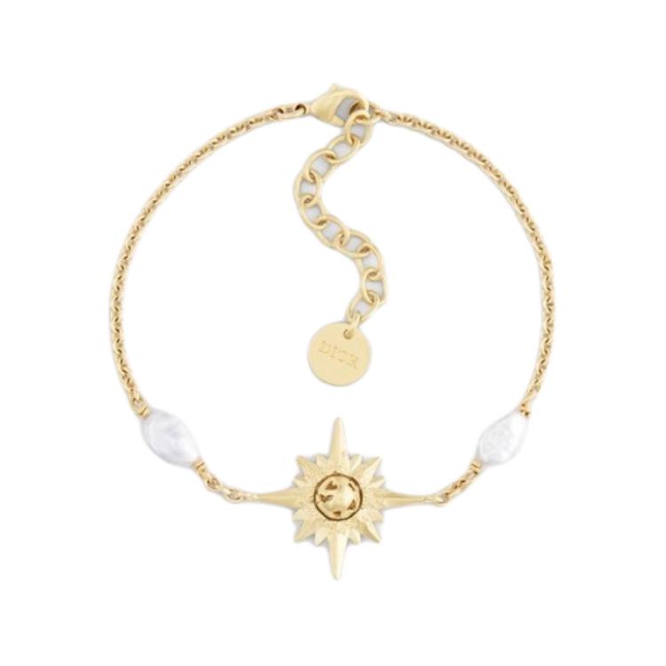 Order (W) DIOR 星星細節金屬樹脂手鍊。 B1757WOMFW_D301