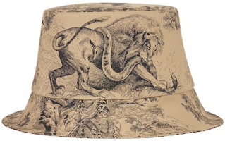 (Women) Dior Toile de Jouy Reversible Cotton Bucket Hat. 25TJV923I130-C182 (Women) Dior Toile de Jouy Reversible Cotton Bucket Hat. 25TJV923I130-C182