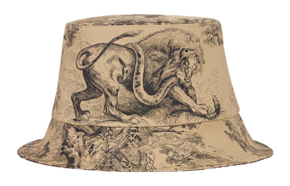 Order (W) Topi Bucket Dior Toile de Jouy Reversible Katun. 25TJV923I130-C182