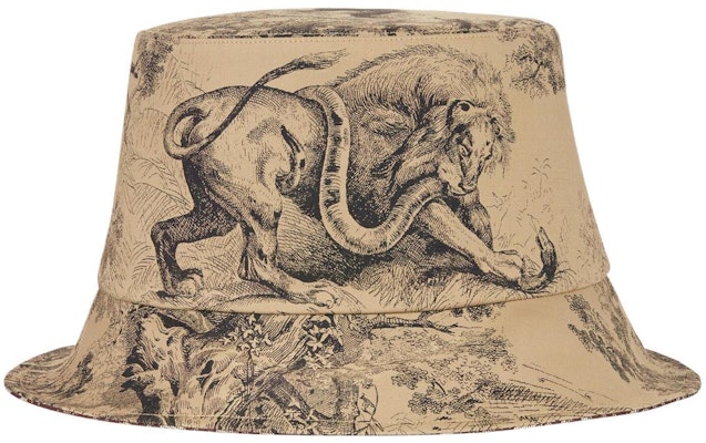 (Women) Dior Toile de Jouy Reversible Cotton Bucket Hat. 25TJV923I130-C182 Order (Women) Dior Toile de Jouy Reversible Cotton Bucket Hat. 25TJV923I130-C182