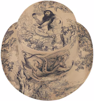 Shop (W) Dior Toile de Jouy 雙面純棉漁夫帽 25TJV923I130-C182