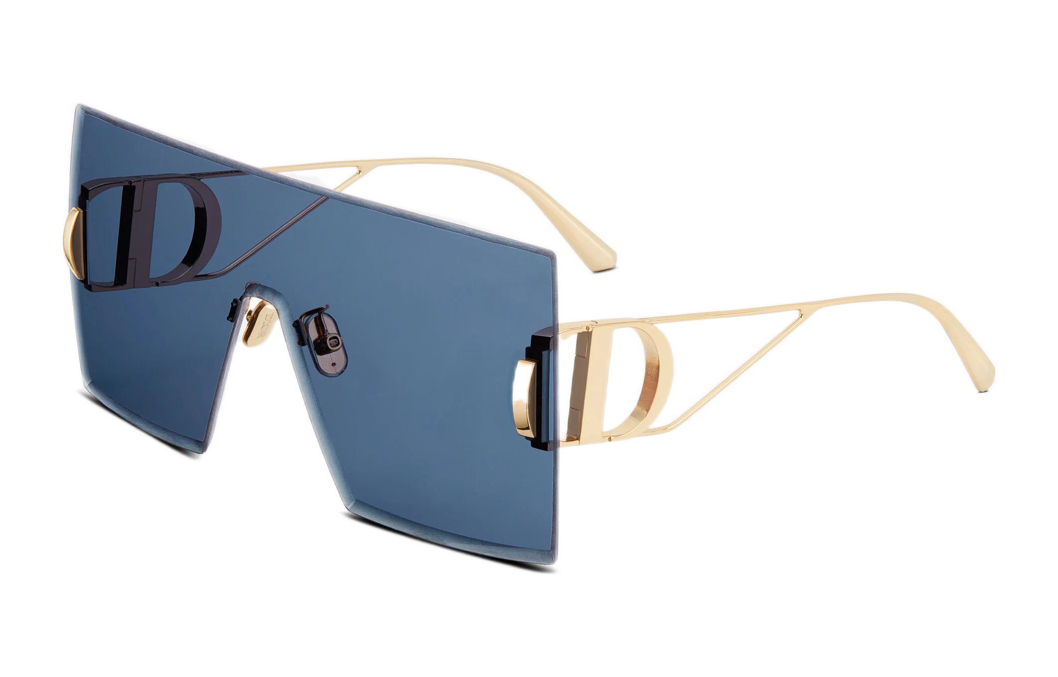 (Women) Dior  Trendy Irregular Alloy Frame Sunglasses - Blue. 30MTM1UXR_B0B0