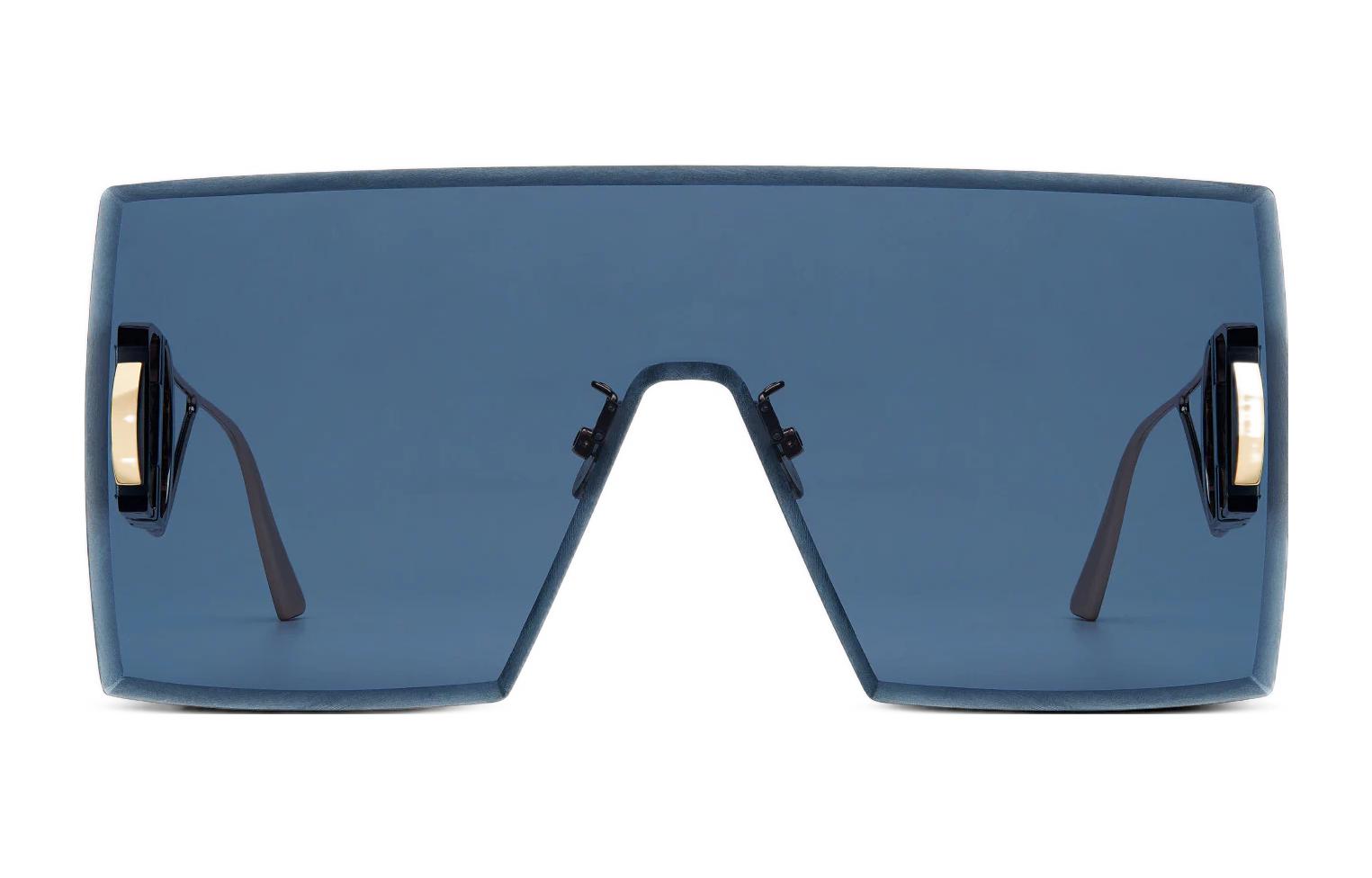 (Women) Dior  Trendy Irregular Alloy Frame Sunglasses - Blue. 30MTM1UXR_B0B0 圖 3