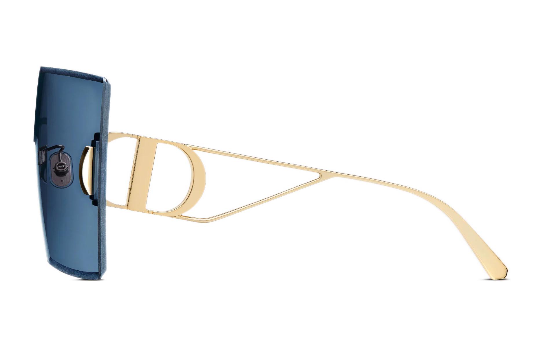 (Women) Dior  Trendy Irregular Alloy Frame Sunglasses - Blue. 30MTM1UXR_B0B0 圖 4