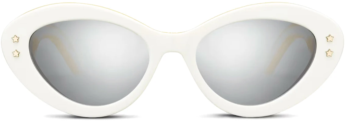 (W) 迪奥 白色不规则框架太阳镜带侧面标志设计 DPFCB1UQR-95A4 Lookbook (W) 迪奥 白色不规则框架太阳镜带侧面标志设计 DPFCB1UQR-95A4