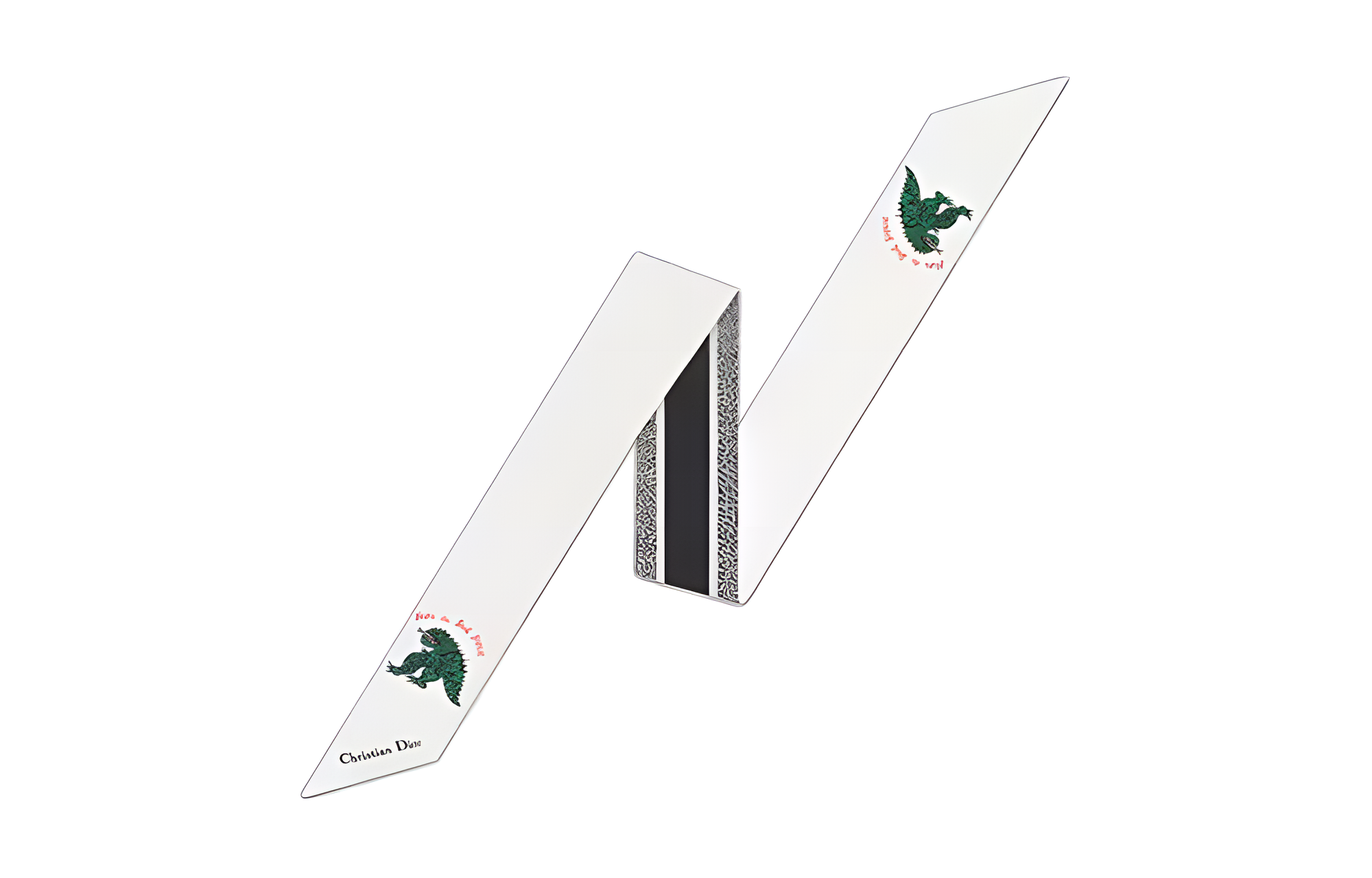 (Women) DIOR  White Printed Silk Scarf 41CNY106I629_C086