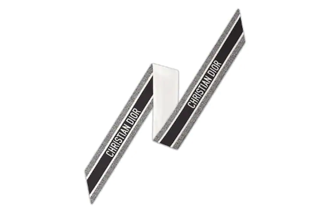 (Women) DIOR  White Printed Silk Scarf 41CNY106I629_C086 圖 4