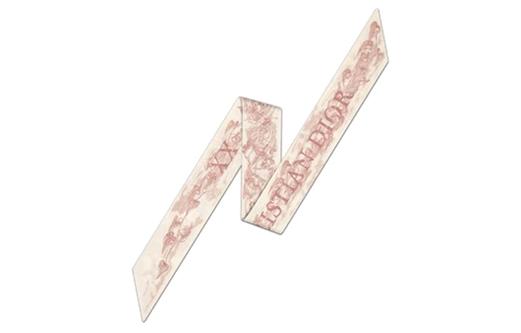 (Women) Dior ABC Chromosome Mitzah Silk Scarf Pink. 11ABC106X600-C415 圖 3