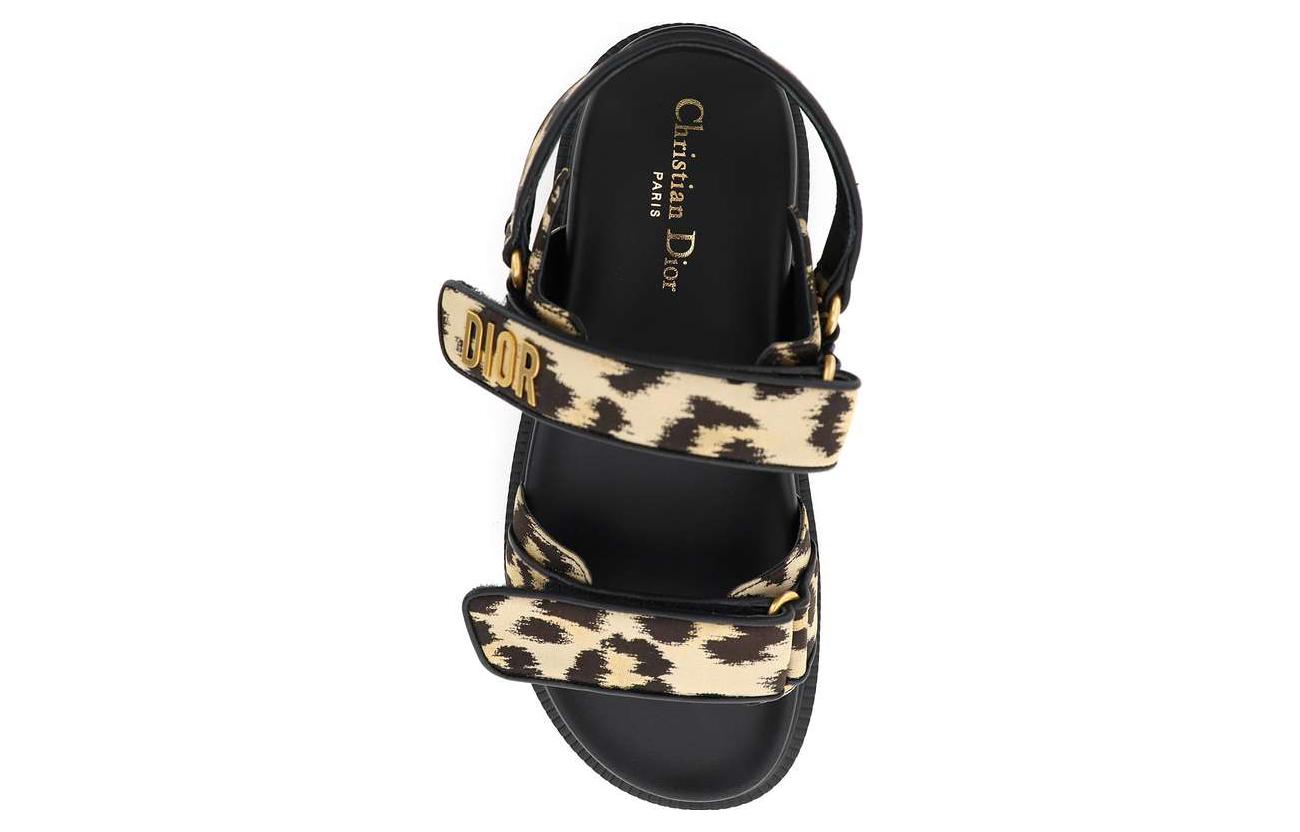 Purchase (W) Sandalia Dior Act Moda Negra 'Estampado Leopardo con Velcro' KCQ549LNY_S29X