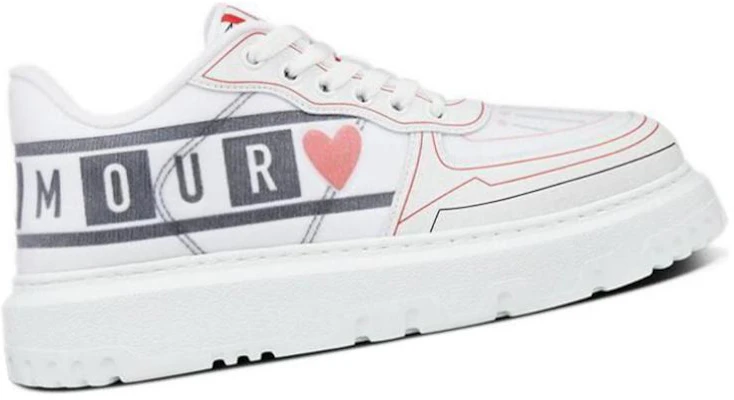(W) Dior Addict Sneaker 'Dioramour D Chess Heart - Putih' KCK322DNN-S43L Order (W) Dior Addict Sneaker 'Dioramour D Chess Heart - Putih' KCK322DNN-S43L