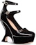 Lookbook (W) Dior Aime Dior Kulit Berkilat Tumit Blok 'Fesyen' dengan Gesper KCV037VNI_S900