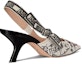 Lookbook (W) Dior Amour Kasut Tumit Tinggi Kanvas Bersulam 'Ivory' KDP880DGE_S10W