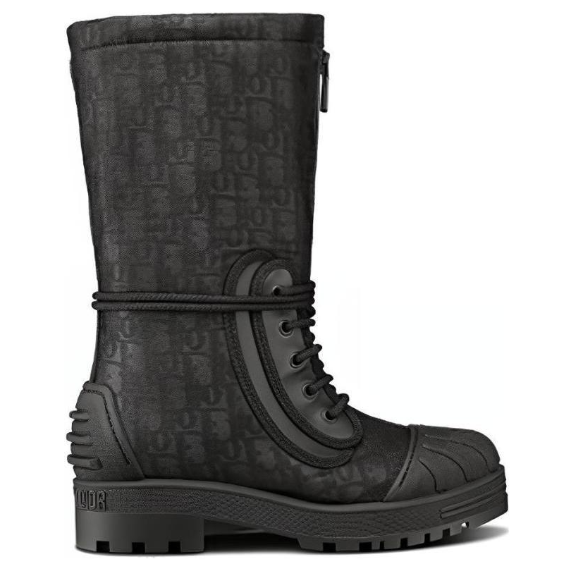 Order (W) Dior Sepatu Boot Mata Kaki 'Black Fashion' KCI677OSY_S900