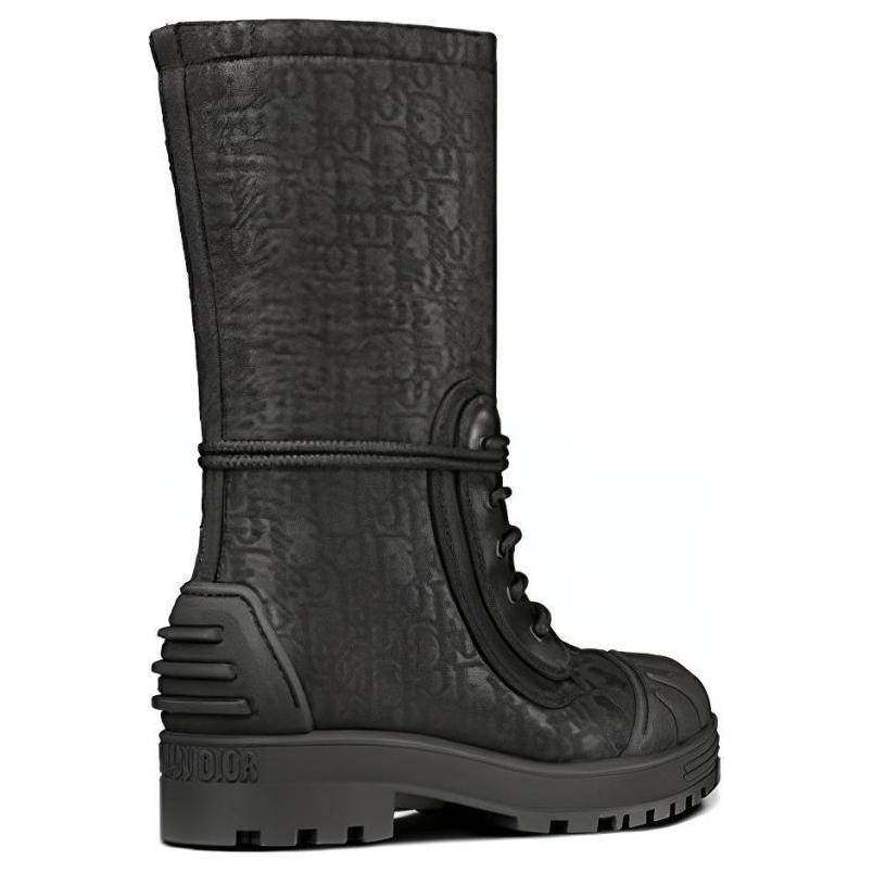 Purchase (W) Dior Sepatu Boot Mata Kaki 'Black Fashion' KCI677OSY_S900