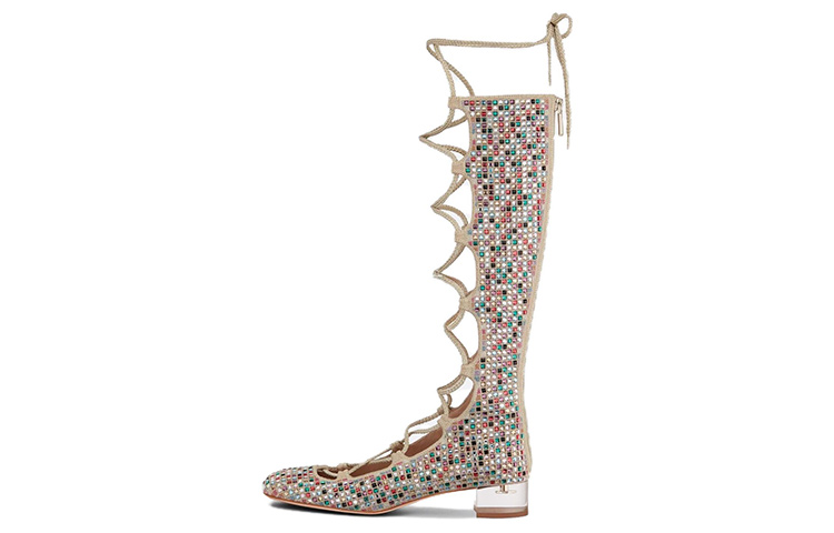 (Women) Dior Arty Canvas Lace-Up Chunky High-Top Boots 'Multicolor' KCI758SQS_S71K