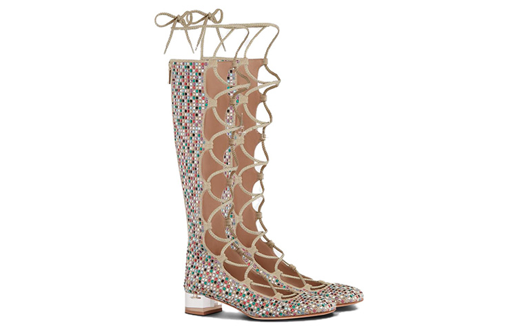 Lookbook (W) Stivali Alti Dior Arty Canvas Stringati Chunky ''Multicolor'' KCI758SQS_S71K