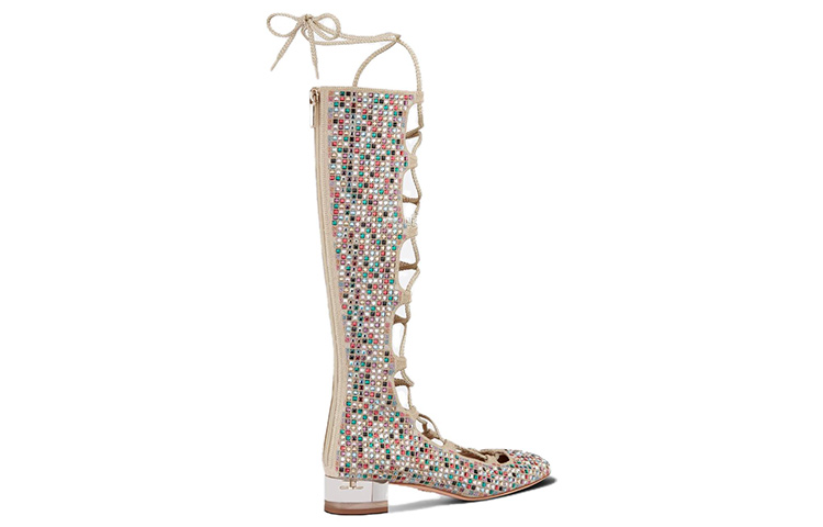 Shop (W) Stivali Alti Dior Arty Canvas Stringati Chunky ''Multicolor'' KCI758SQS_S71K