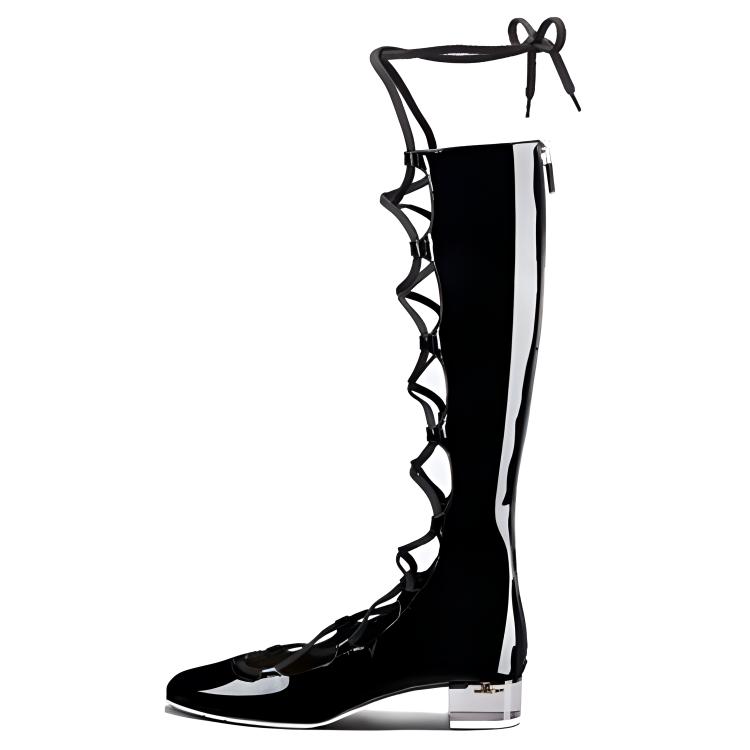 (Women) Dior Arty Lace-Up Boots 'Black' KDI751VNI_S900