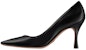 (W) Dior Attract Calfskin Tumit Tinggi 'Hitam' KDP931VSO_S900