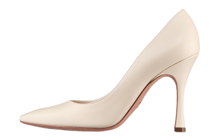 (Women) Dior Attract Calfskin High Heel 'White' KDP932VSO_S03W