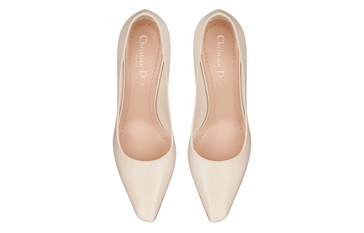 Shop (Women) Dior Attract Calfskin High Heel 'White' KDP932VSO_S03W