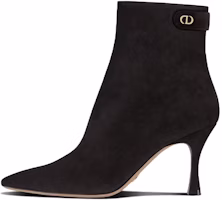 (Women) Dior Attract Suede Lambskin Ankle Boots 'Black' KDI743VVV_S900 (Women) Dior Attract Suede Lambskin Ankle Boots 'Black' KDI743VVV_S900