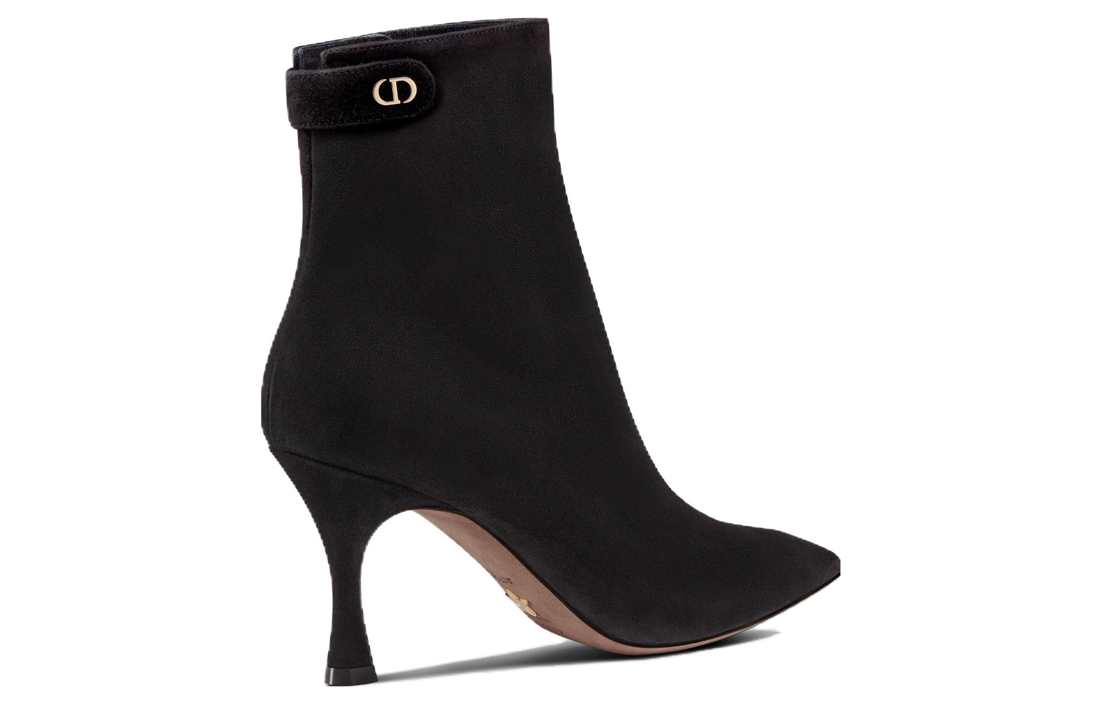 Lookbook (W) Dior Attract Suede Lambskin Ankle Boots 'Hitam' KDI743VVV_S900