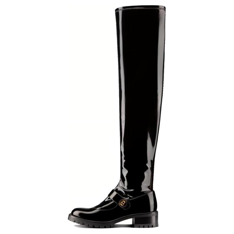 Buy (W) Dior B22 ハイ "ブラックパテント" KDI697KCP_S20X