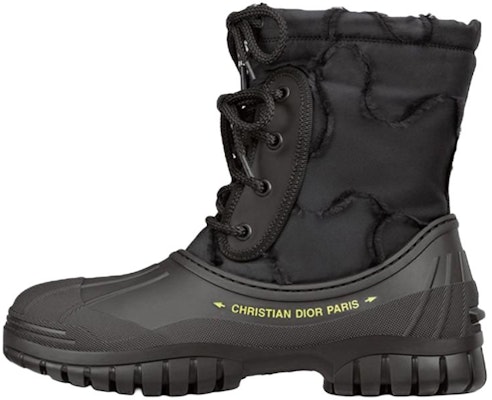 DIOR迪奧 橡膠和科技面料迷彩圖案 短靴 女款 黑色 Buy DIOR迪奧 橡膠和科技面料迷彩圖案 短靴 女款 黑色