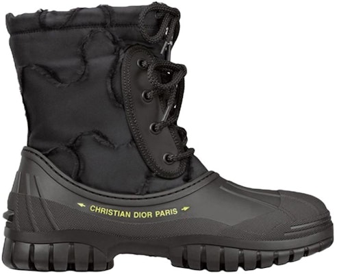 DIOR迪奧 橡膠和科技面料迷彩圖案 短靴 女款 黑色 Order DIOR迪奧 橡膠和科技面料迷彩圖案 短靴 女款 黑色