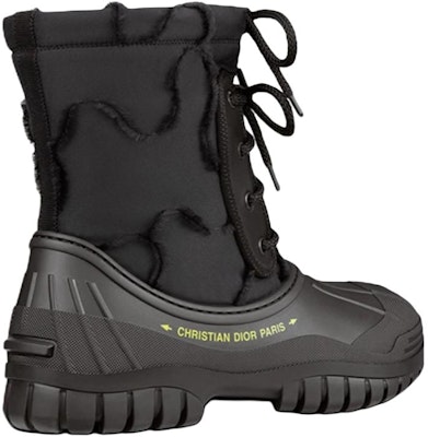 DIOR迪奧 橡膠和科技面料迷彩圖案 短靴 女款 黑色 Shop DIOR迪奧 橡膠和科技面料迷彩圖案 短靴 女款 黑色