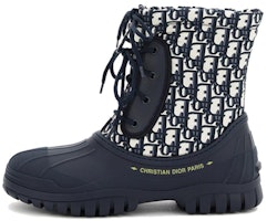 DIOR 迪奧 貝殼頭短靴 女款 藍白色 Buy DIOR 迪奧 貝殼頭短靴 女款 藍白色