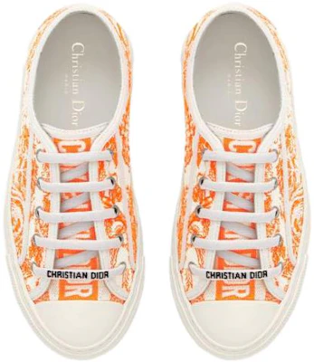 DIOR 迪奧 Walk 刺繡棉低幫板鞋 女款 亮橙色 Purchase DIOR 迪奧 Walk 刺繡棉低幫板鞋 女款 亮橙色