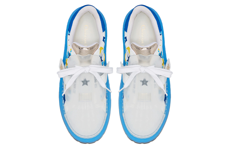 Shop (W) Dior B23 Low 'Blanco Azul' KCK340ECC_S84B