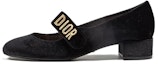 Buy (Women) Dior Baby-D 'Black Calfskin Mid-Low Heel' KCB380VEV_S900