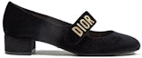 Order (Women) Dior Baby-D 'Black Calfskin Mid-Low Heel' KCB380VEV_S900