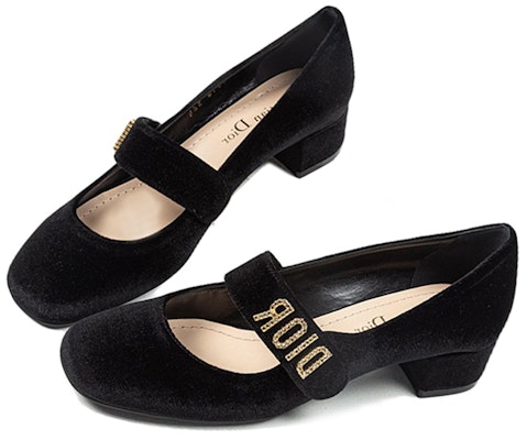 (Women) Dior Baby-D 'Black Calfskin Mid-Low Heel' KCB380VEV_S900 Shop (Women) Dior Baby-D 'Black Calfskin Mid-Low Heel' KCB380VEV_S900