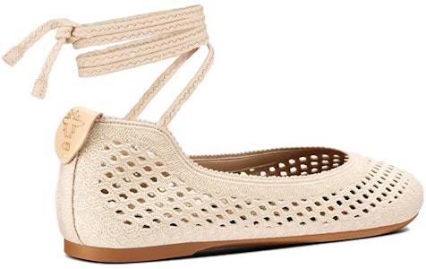 (W) Dior Sepatu Balet 'Cream White' KCB687EMP-S33U Shop (W) Dior Sepatu Balet 'Cream White' KCB687EMP-S33U