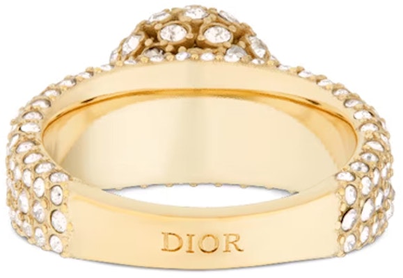 (W) Cincin Emas Dior Balloon dengan Logo CD untuk Wanita. R1515WOMCY-D03S Purchase (W) Cincin Emas Dior Balloon dengan Logo CD untuk Wanita. R1515WOMCY-D03S