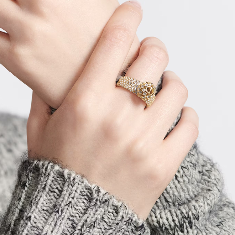 Details for (W) Cincin Emas Dior Balloon dengan Logo CD untuk Wanita. R1515WOMCY-D03S