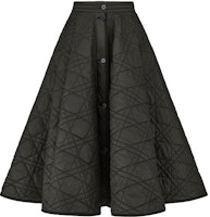 (Women) DIOR Black Plaid A-Line Button Midi Skirt Casual Wear New Collection. 157J67A2827-X9000 (Women) DIOR Black Plaid A-Line Button Midi Skirt Casual Wear New Collection. 157J67A2827-X9000
