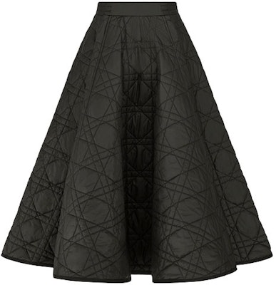 (Women) DIOR Black Plaid A-Line Button Midi Skirt Casual Wear New Collection. 157J67A2827-X9000 Lookbook (Women) DIOR Black Plaid A-Line Button Midi Skirt Casual Wear New Collection. 157J67A2827-X9000