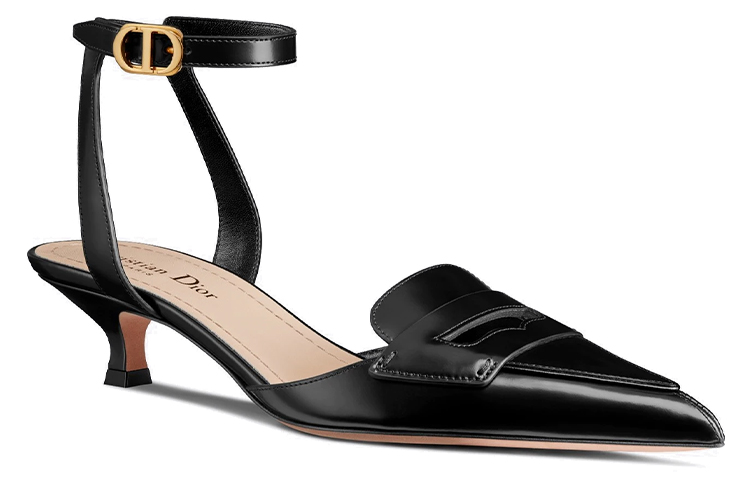 (W) Dior Boy-D High-Heeled Sandals 'Black Patent Calfskin' 圖 2